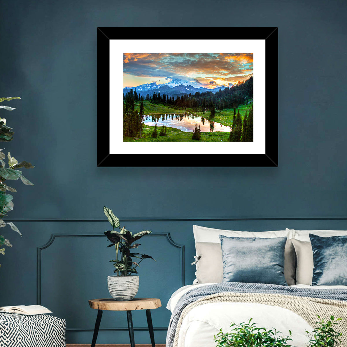 Mount Rainier Reflection at Tipsoo Lake Wall Art