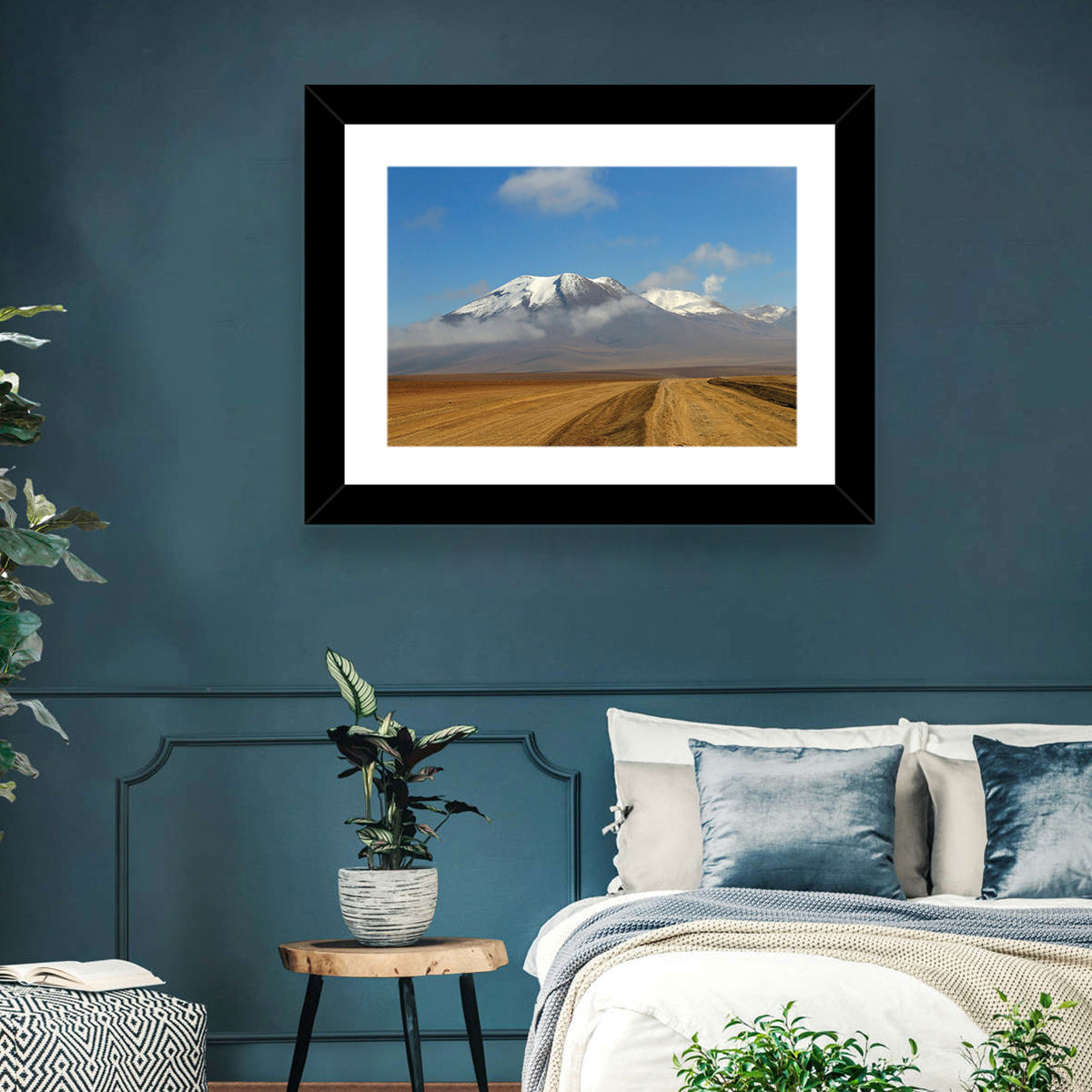 Road to Atacama Peaks Wall Art in a room, landscape