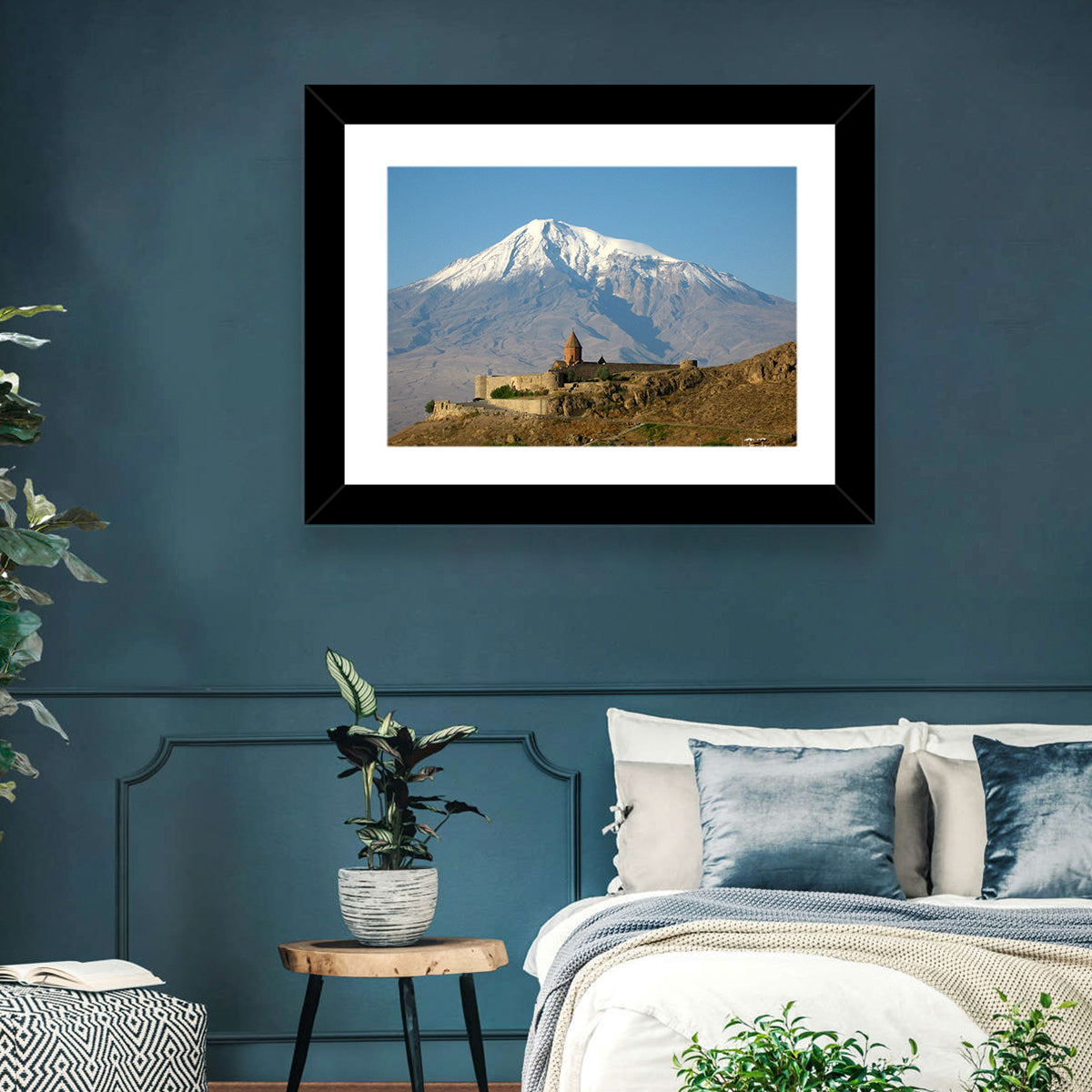 Khor Virap Monastery with Mount Ararat Wall Art in a room, landscape