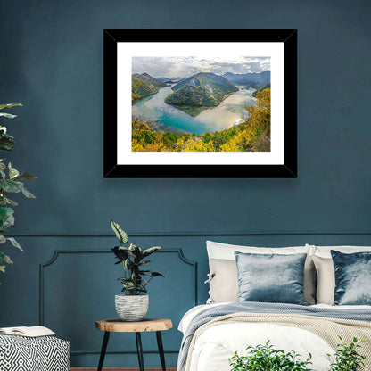 Rijeka Crnojevića Bend, Lake Skadar Wall Art