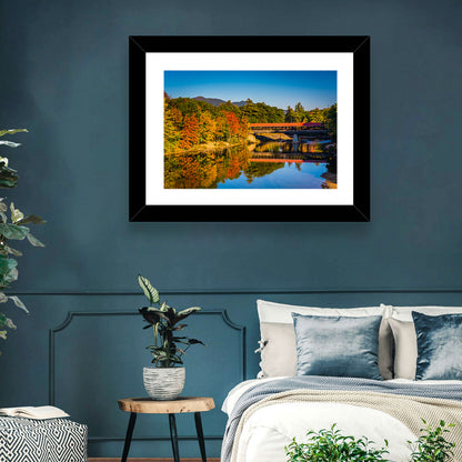 Albany Covered Bridge on Saco River Wall Art