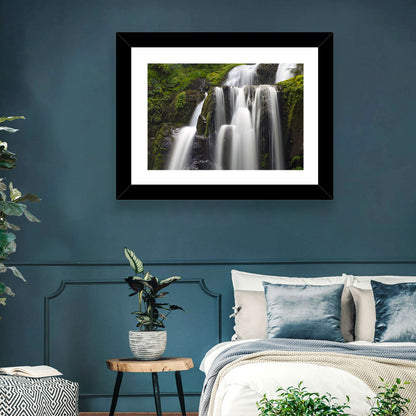 Mossy Kentucky Waterfall Wall Art