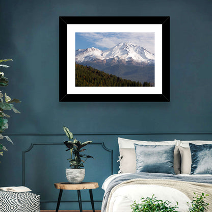 Mount Shasta Snow Peaks Wall Art