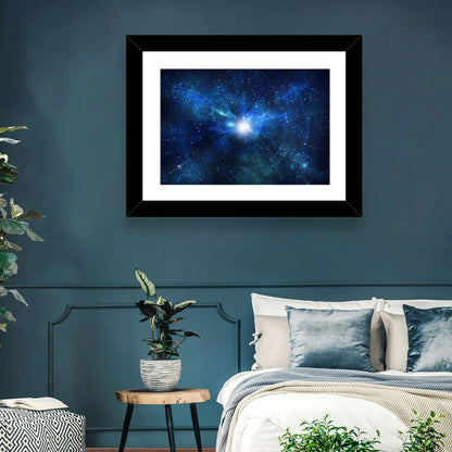 Lightspeed Galaxy Burst Wall Art