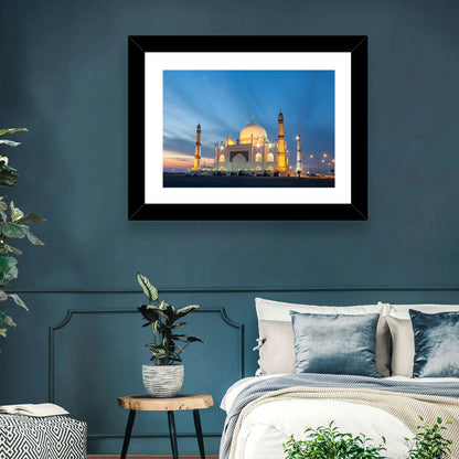 Siddiqa Fatima Zahra Mosque at Dusk Wall Art