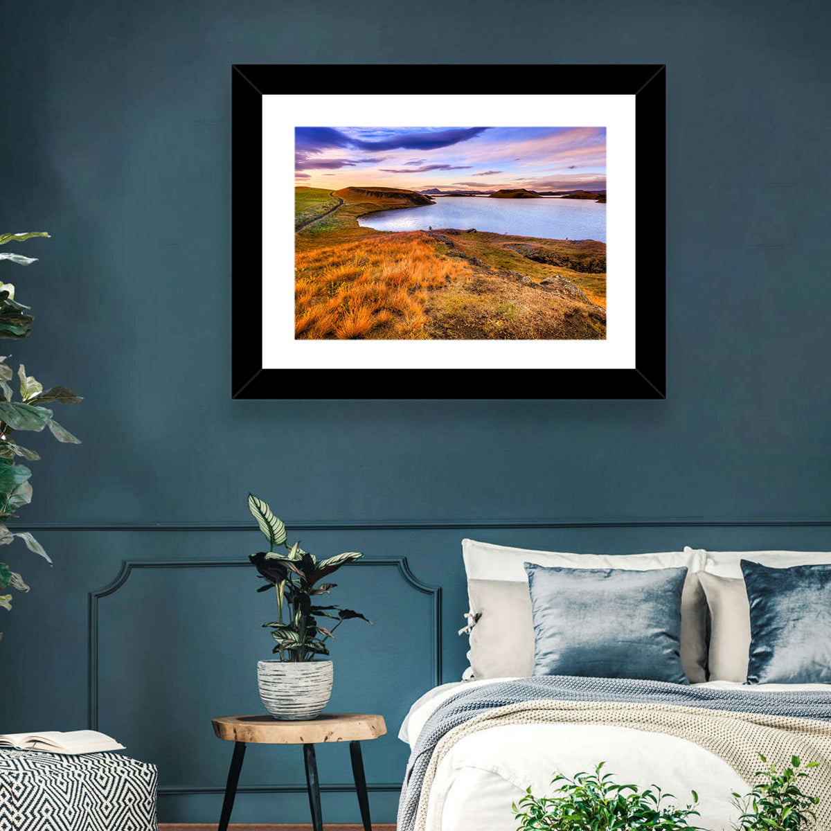 Lake Myvatn Sunset Wall Art