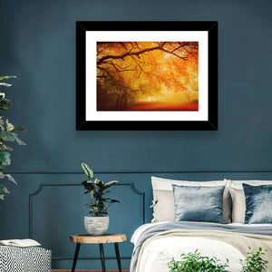 Autumn Forest Pathway Wall Art