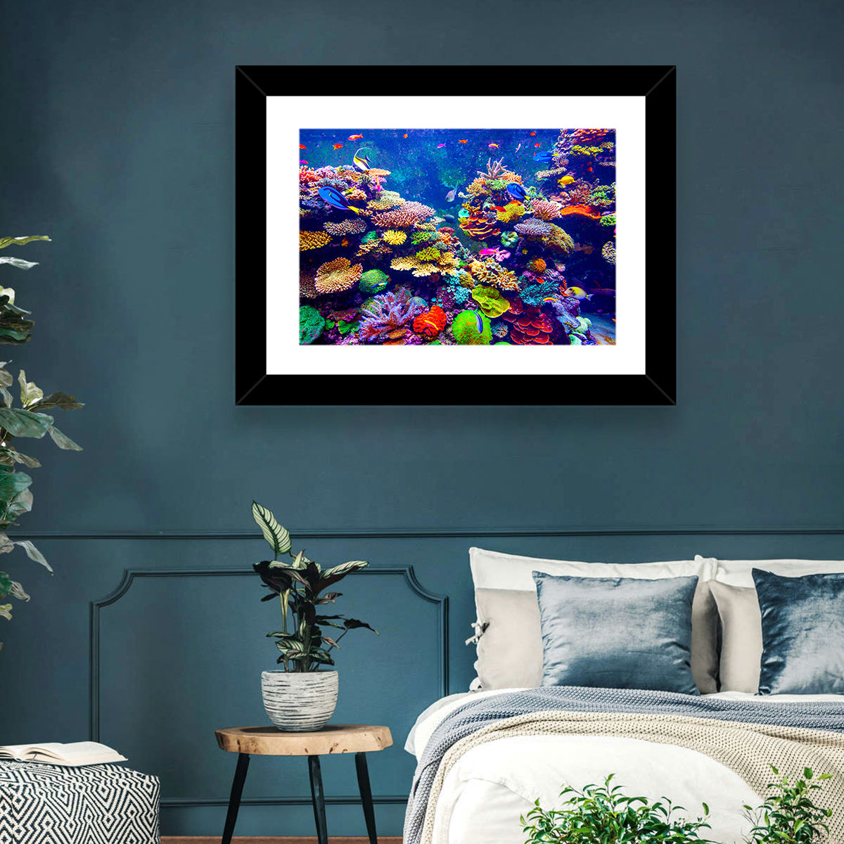 Tropical Coral Reef Aquarium Wall Art