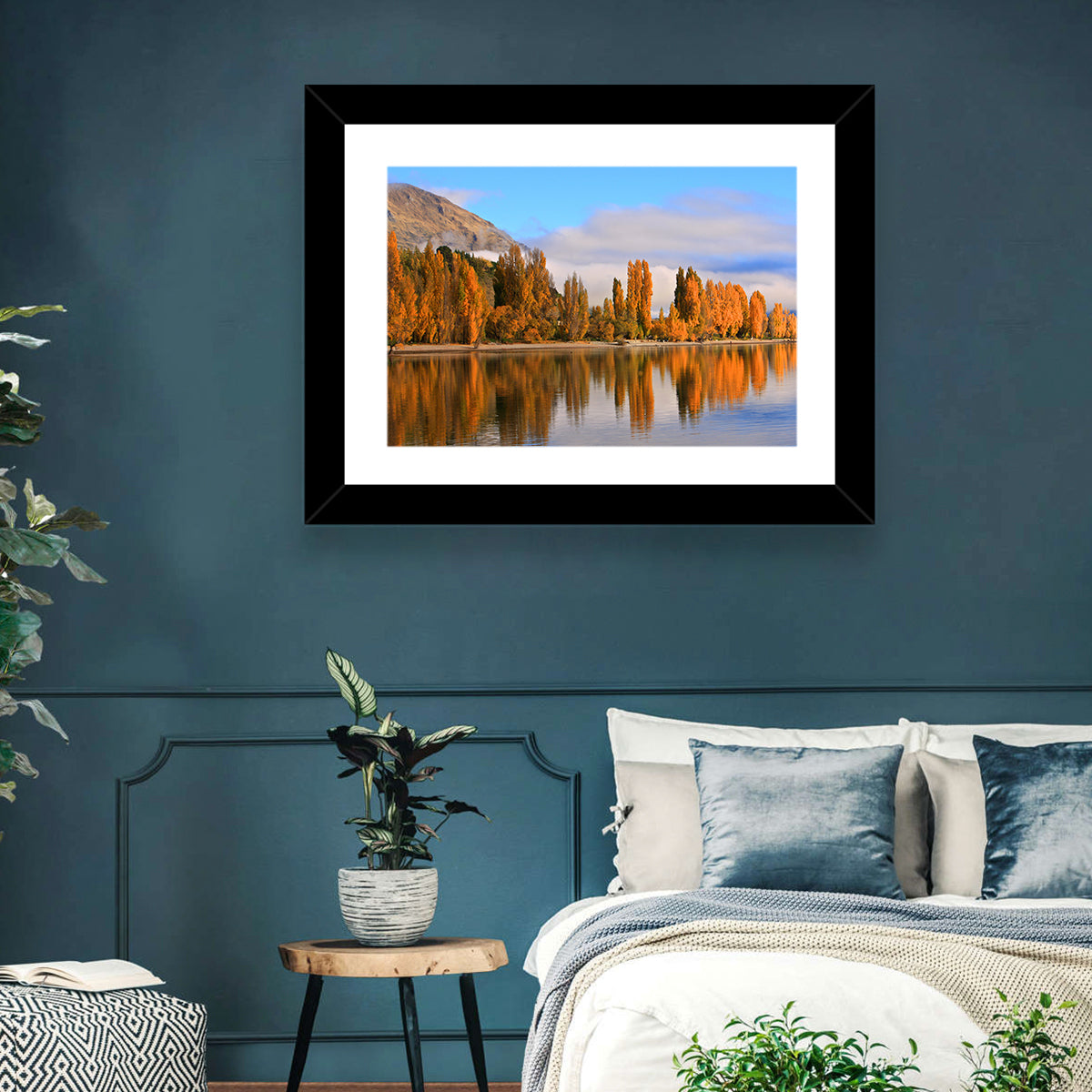 Lake Wanaka Autumn Reflection Wall Art
