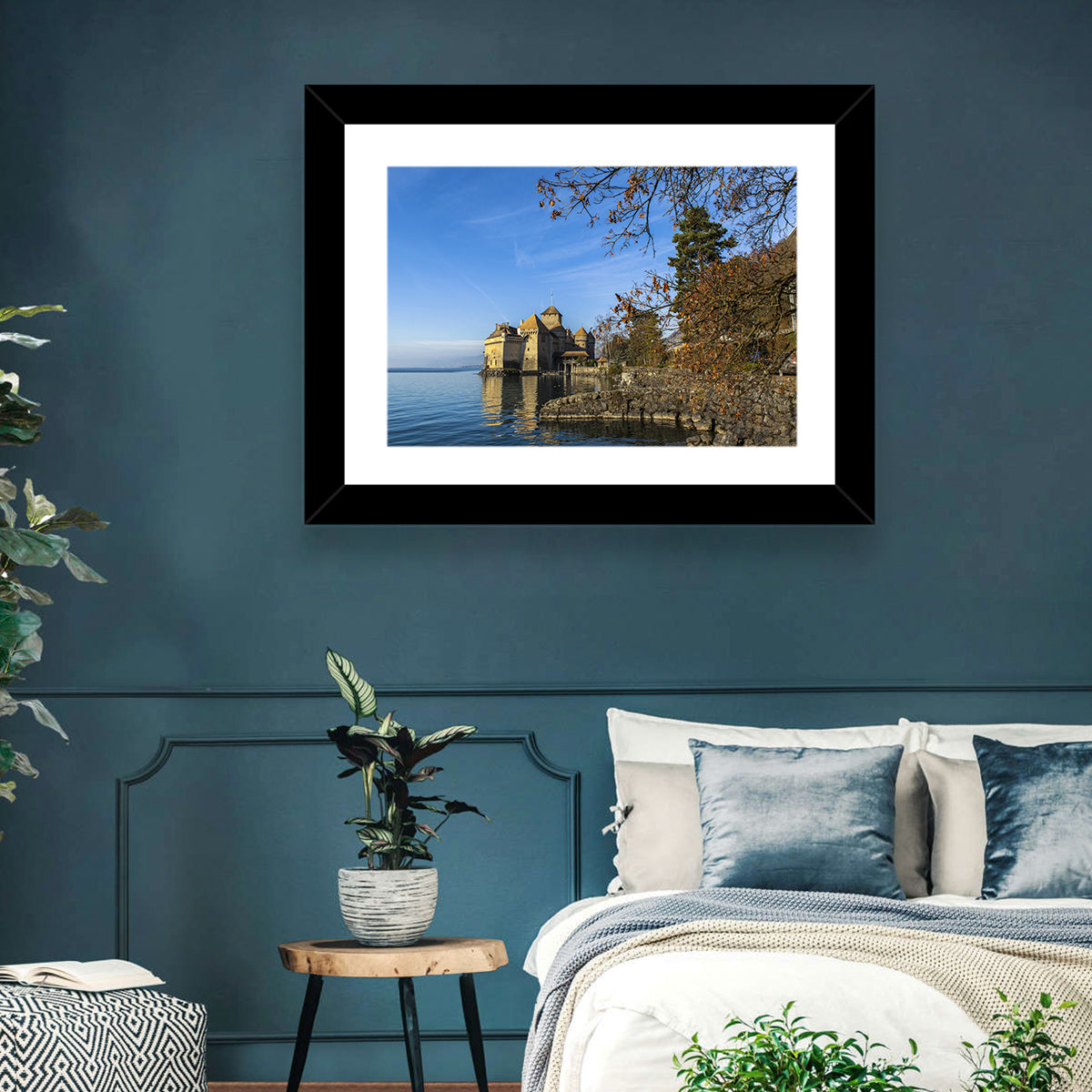 Chillon Castle on Lake Geneva Wall Art