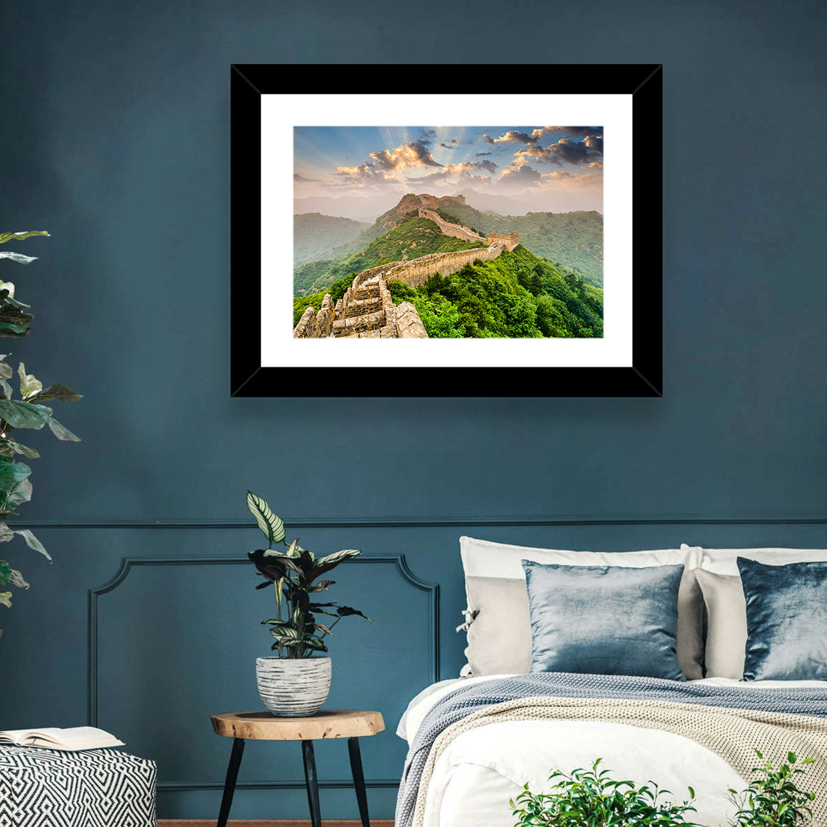 Great of China Wall Art in a room, landscape