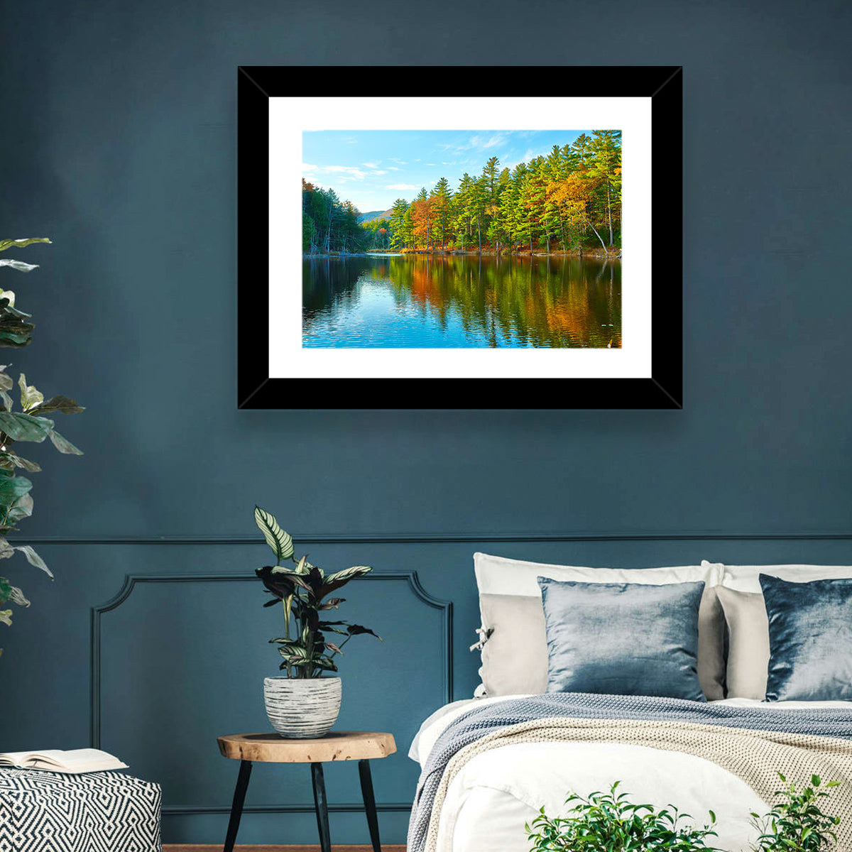 White Mountain Forest Reflections Wall Art