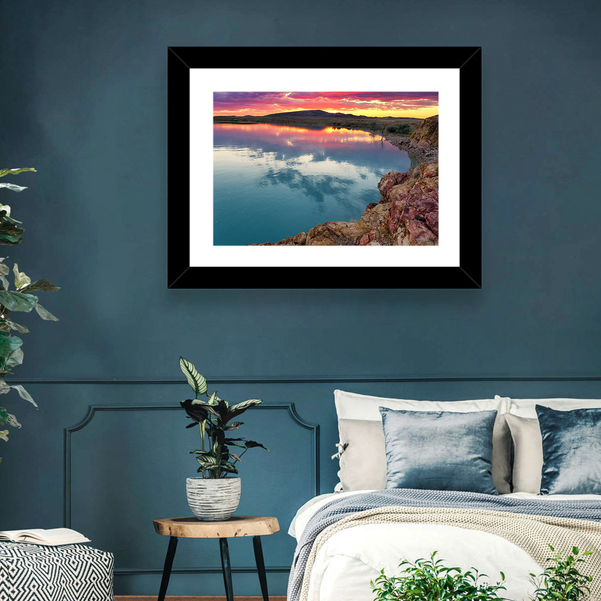 Lake Balkhash Sunset Wall Art