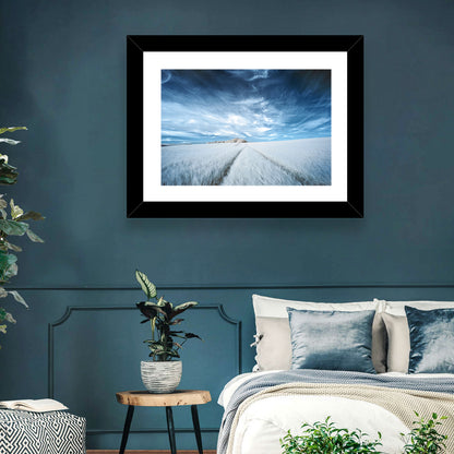 Surreal Infrared Grain Field Wall Art