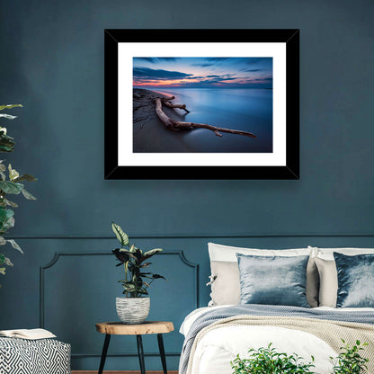 Calm Seascape at Dusk Wall Art