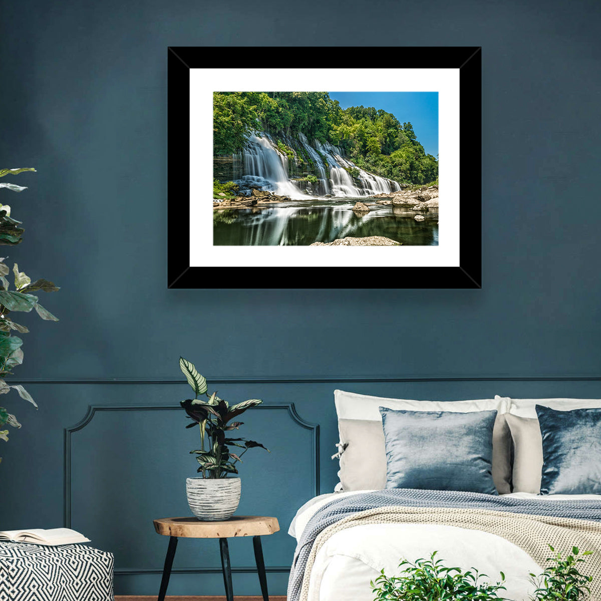 Twin Falls at Rock Island State Park Wall Art in a room, landscape