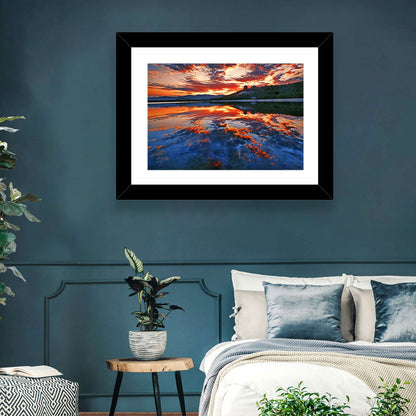 Kunming Lake Sunset, Summer Palace Wall Art