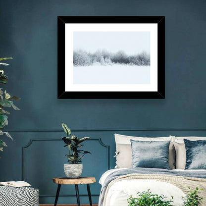 Frosted Winter Forest Wall Art
