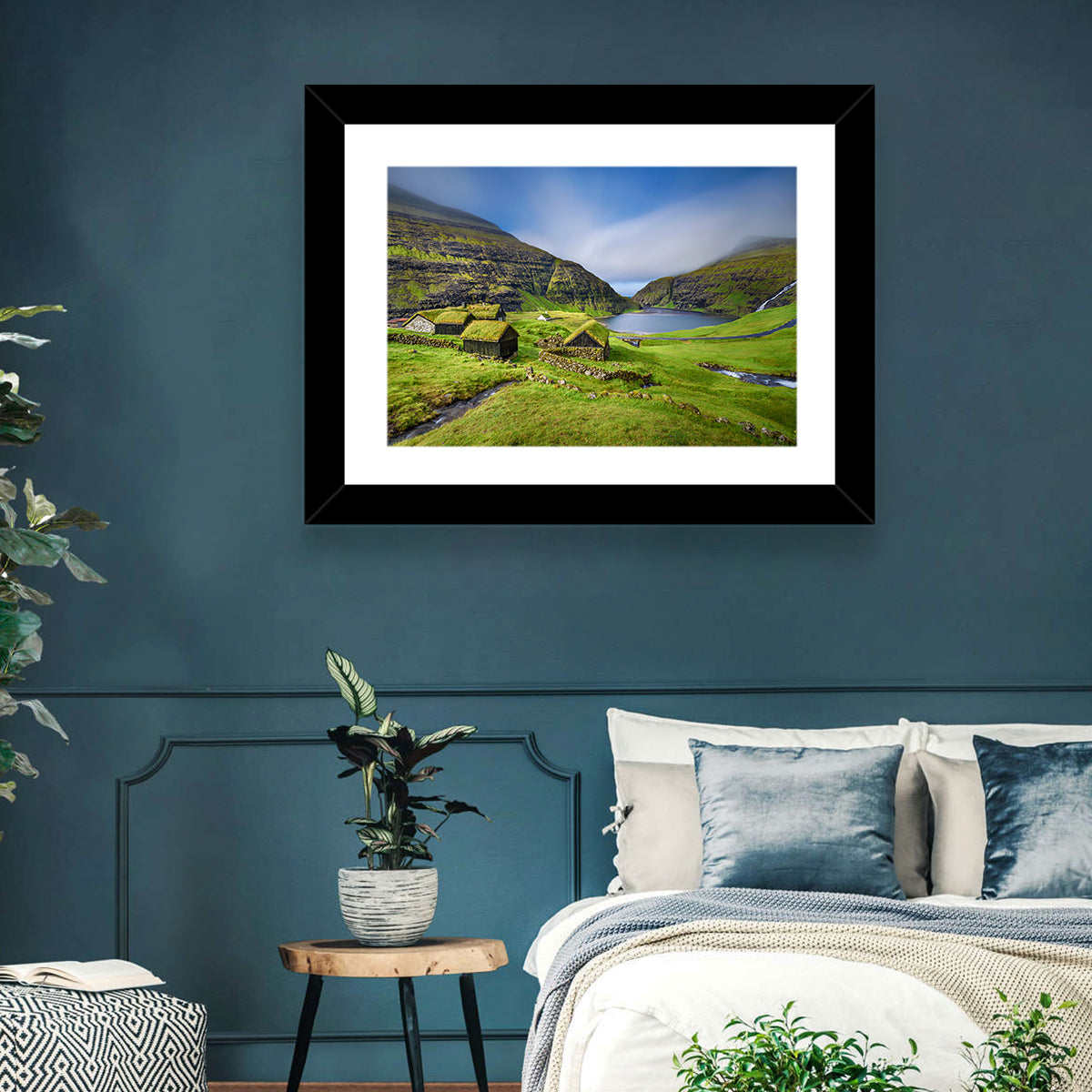 Saksun Turf Roof Cabins Wall Art