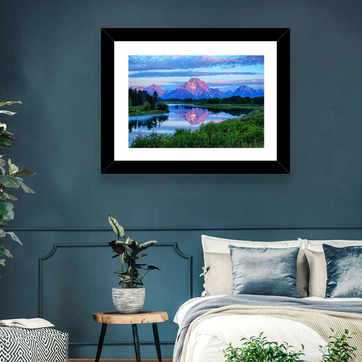 Oxbow Bend Dawn Reflection Wall Art