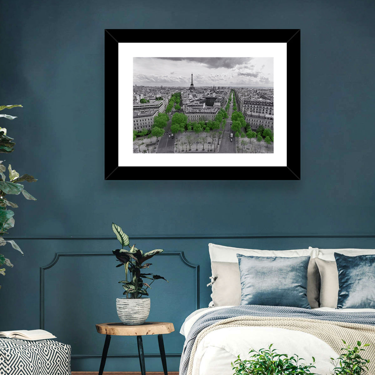 Champs Elysees, Paris Wall Art in a room, landscape