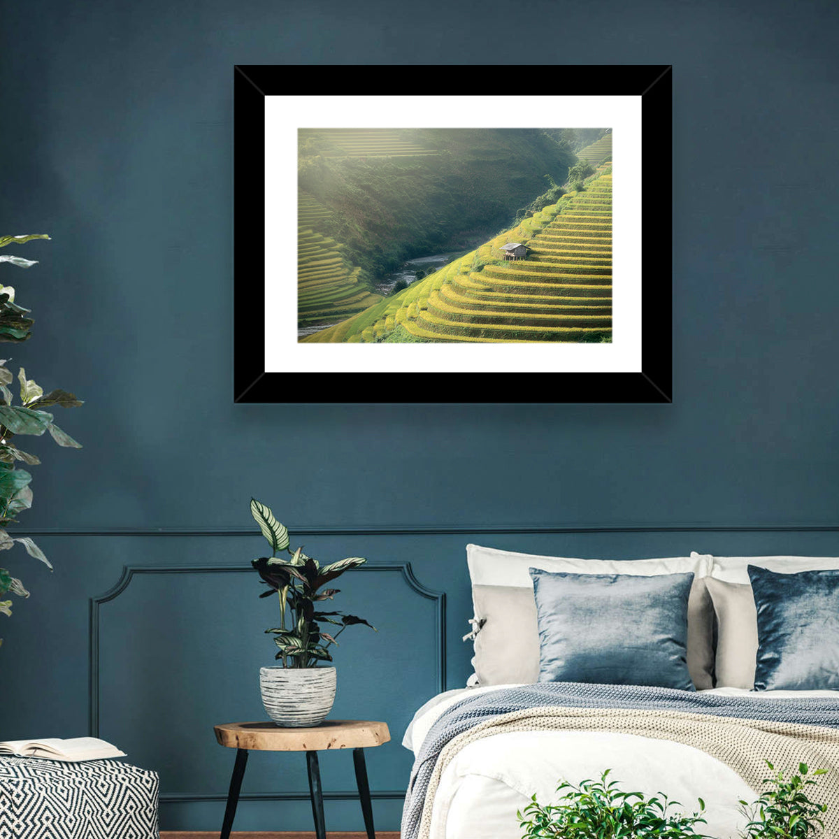 Golden Rice Terraces Wall Art