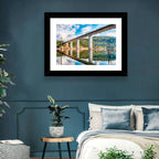 Lake Omodeo Concrete Bridge Wall Art