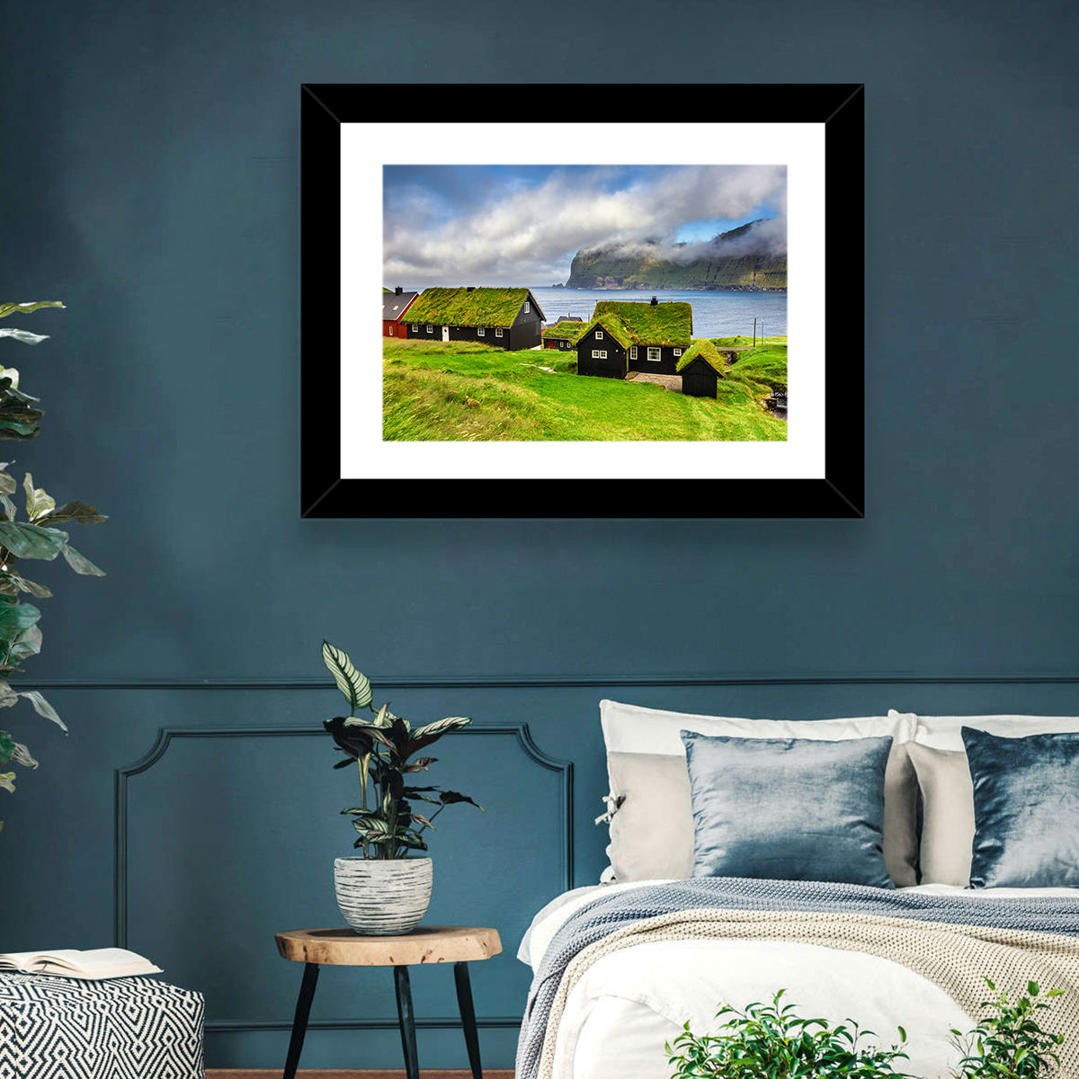 Saksun Village Landscape Wall Art