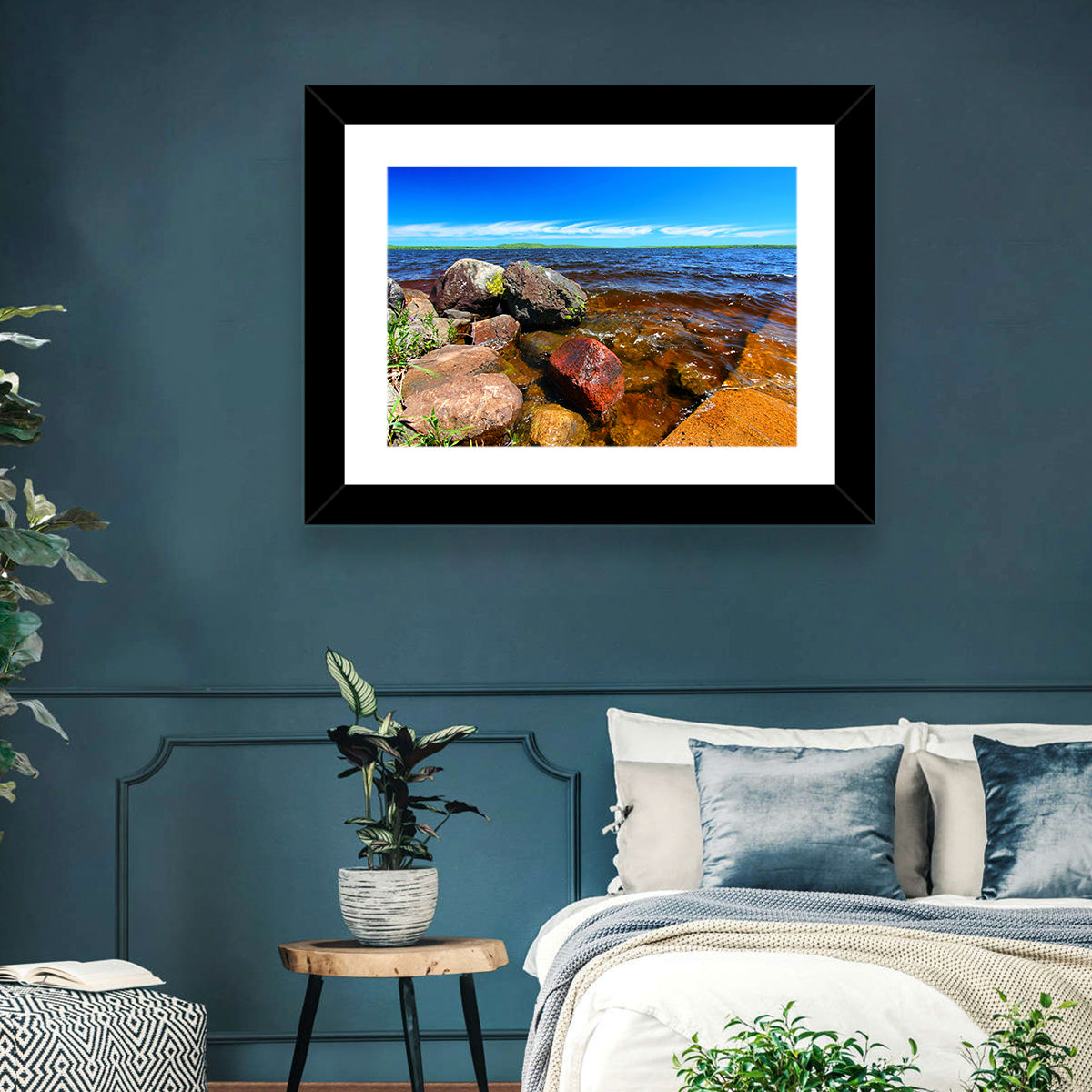 Lake Gogebic Rocky Shoreline Wall Art