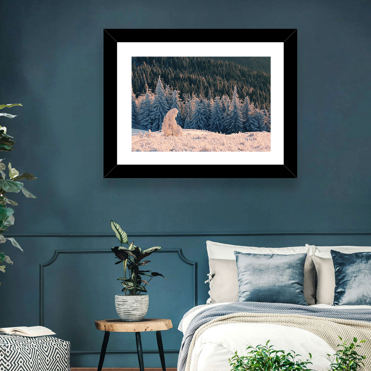 Carpathian Forest at Golden Hour Wall Art