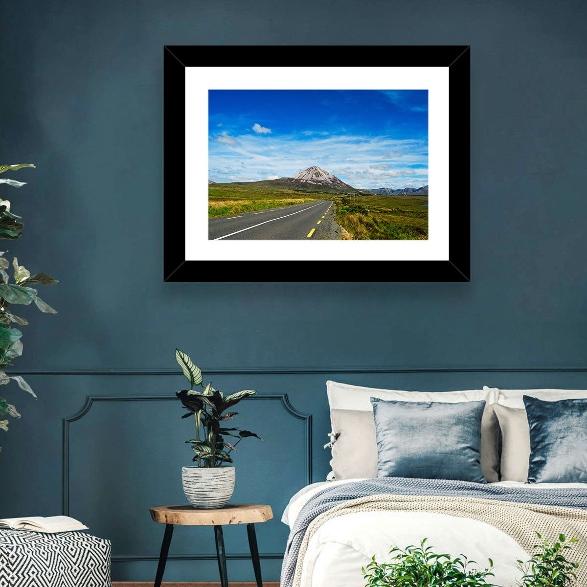 Mount Errigal Road Wall Art in a room, landscape