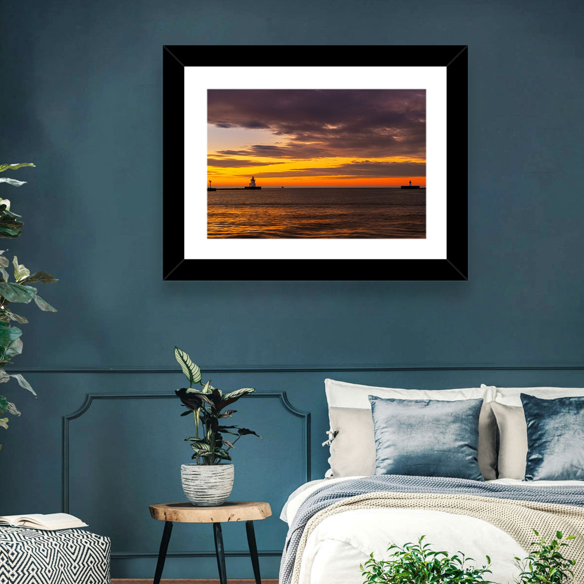 Lake Erie Twin Beacons Wall Art