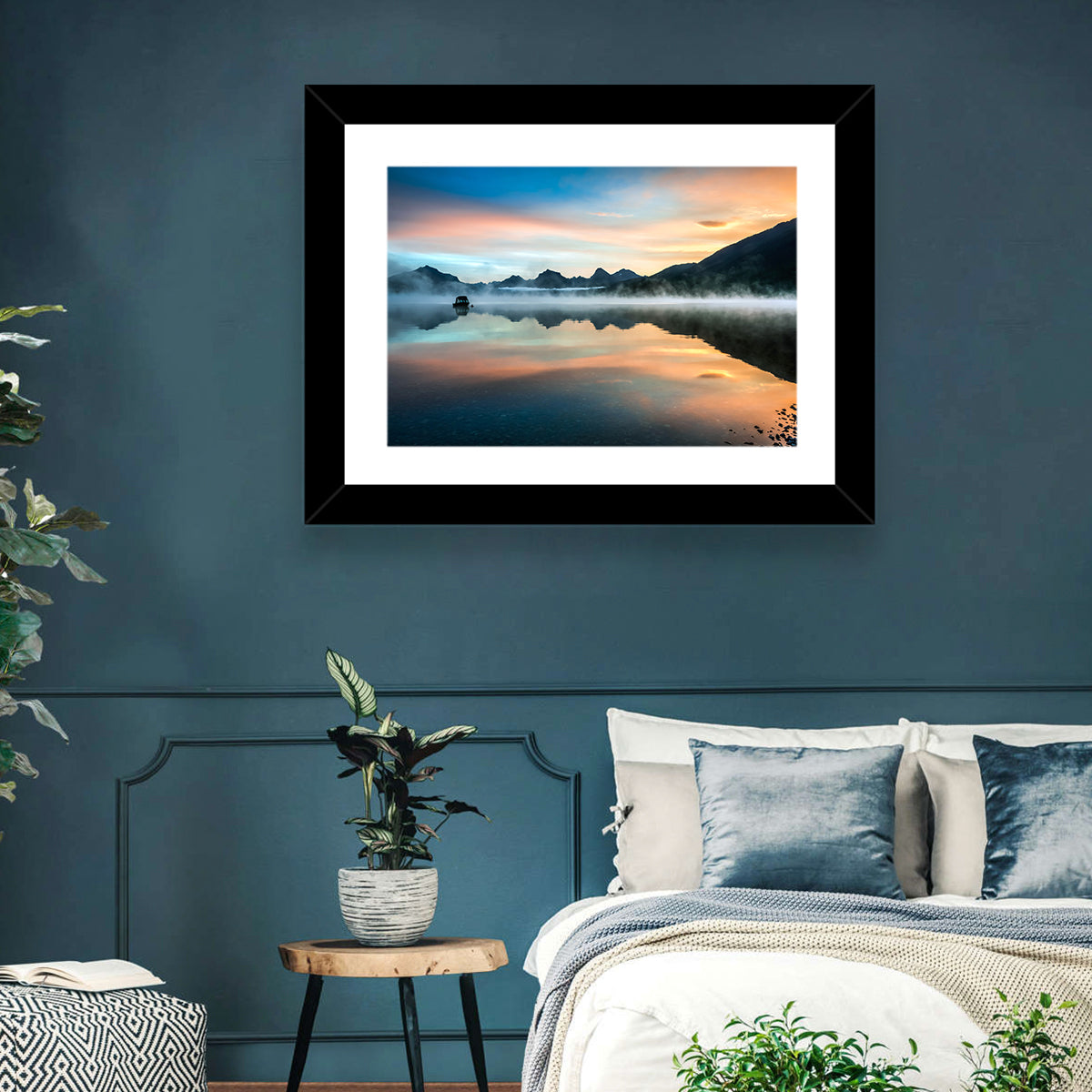 Lake Mcdonald Dawn Mist Wall Art