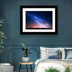 Milky Way Over Silhouetted Hills Wall Art