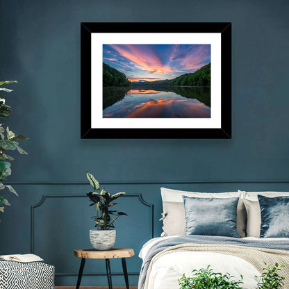 Appalachian Lake Sunset Wall Art