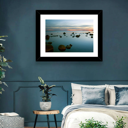 Baltic Sea at Twilight Wall Art