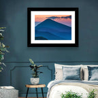 Twilight Mountain Range Wall Art