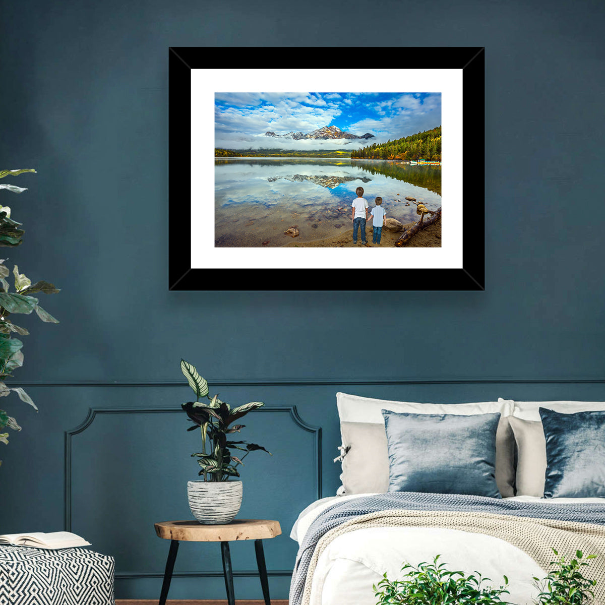 Pyramid Lake Reflection Wall Art