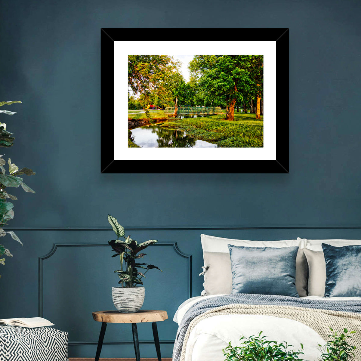 Centennial Park Owasso Wall Art in a room, landscape