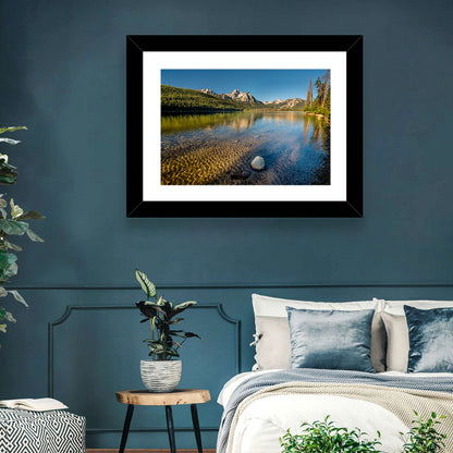 Morning Light at Stanley Lake Wall Art