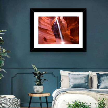 Antelope Canyon Light Beam Wall Art