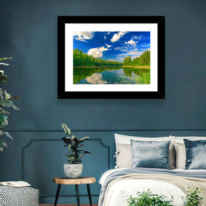 Lake in Kurtna Wall Art