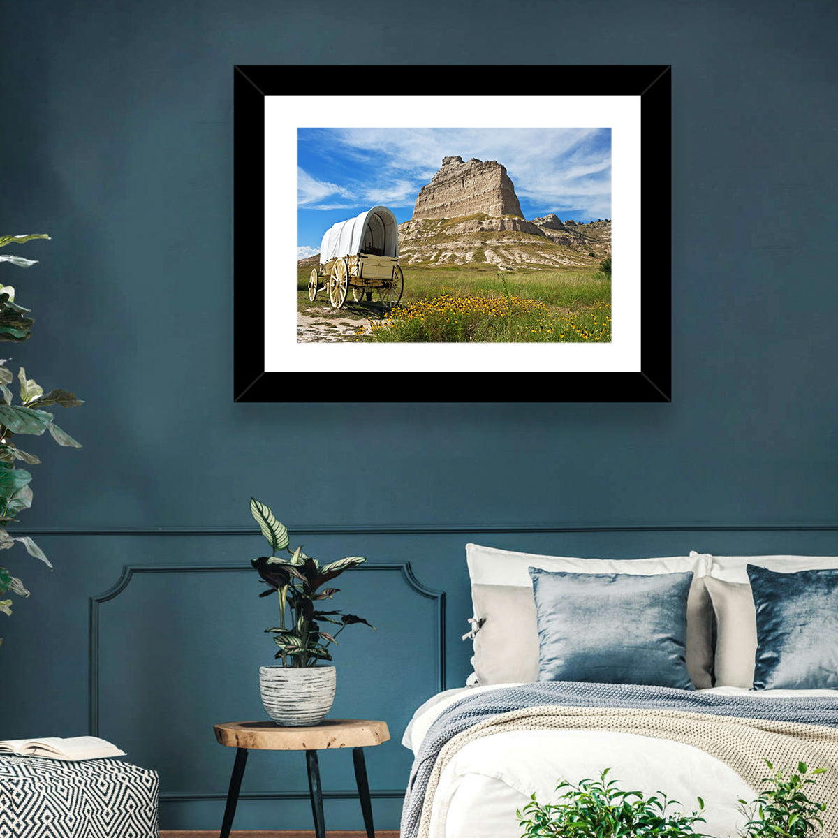 Scotts Bluff National Monument Wall Art in a room, landscape