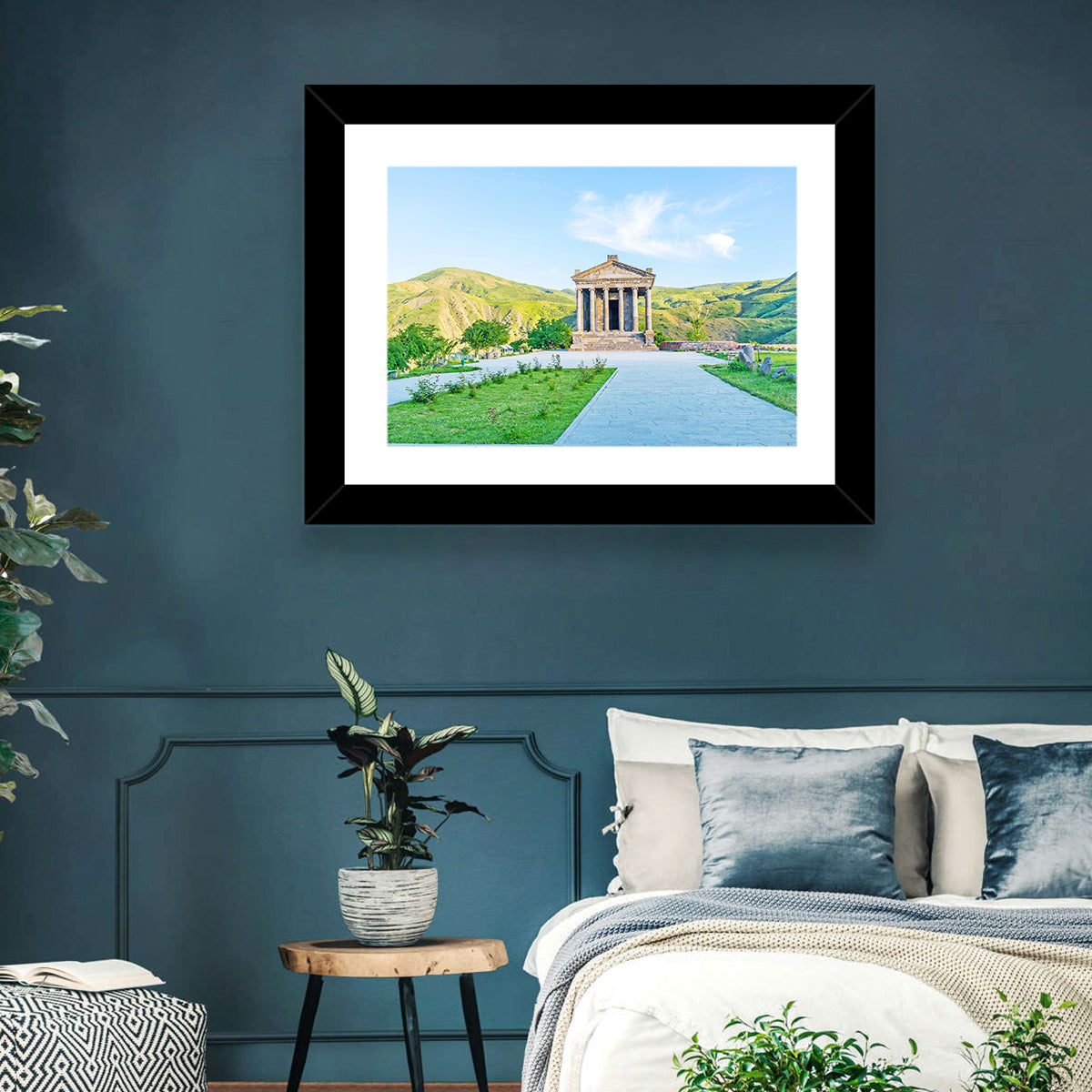 Temple of Garni, Armenia Wall Art in a room, landscape