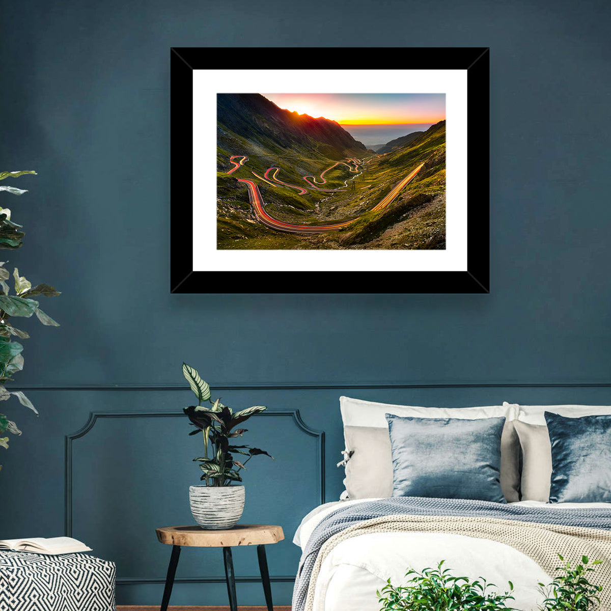 Transfagarasan Pass Wall Art in a room, landscape