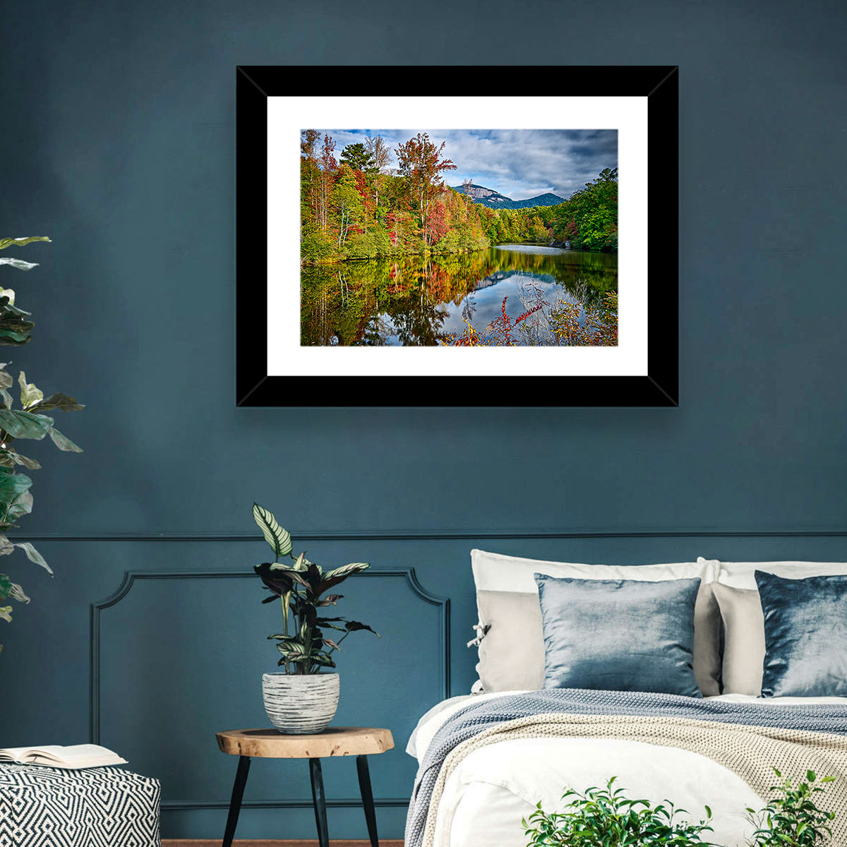Lake Jocassee Autumn Reflection Wall Art