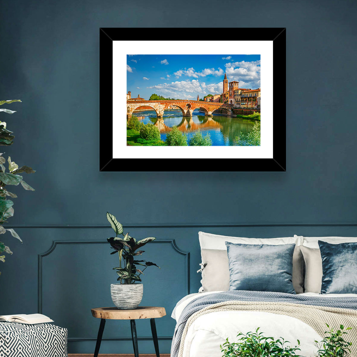 Ponte Pietra, Verona Wall Art in a room, landscape