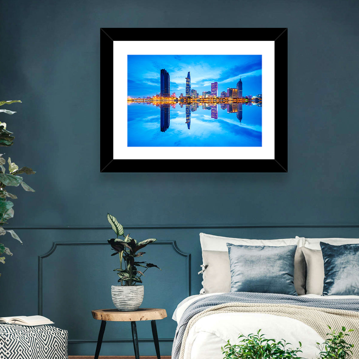 Ho Chi Minh City Skyline at Twilight Wall Art