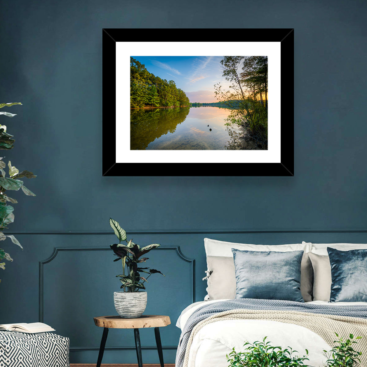 Lake Norman Golden Reflections Wall Art
