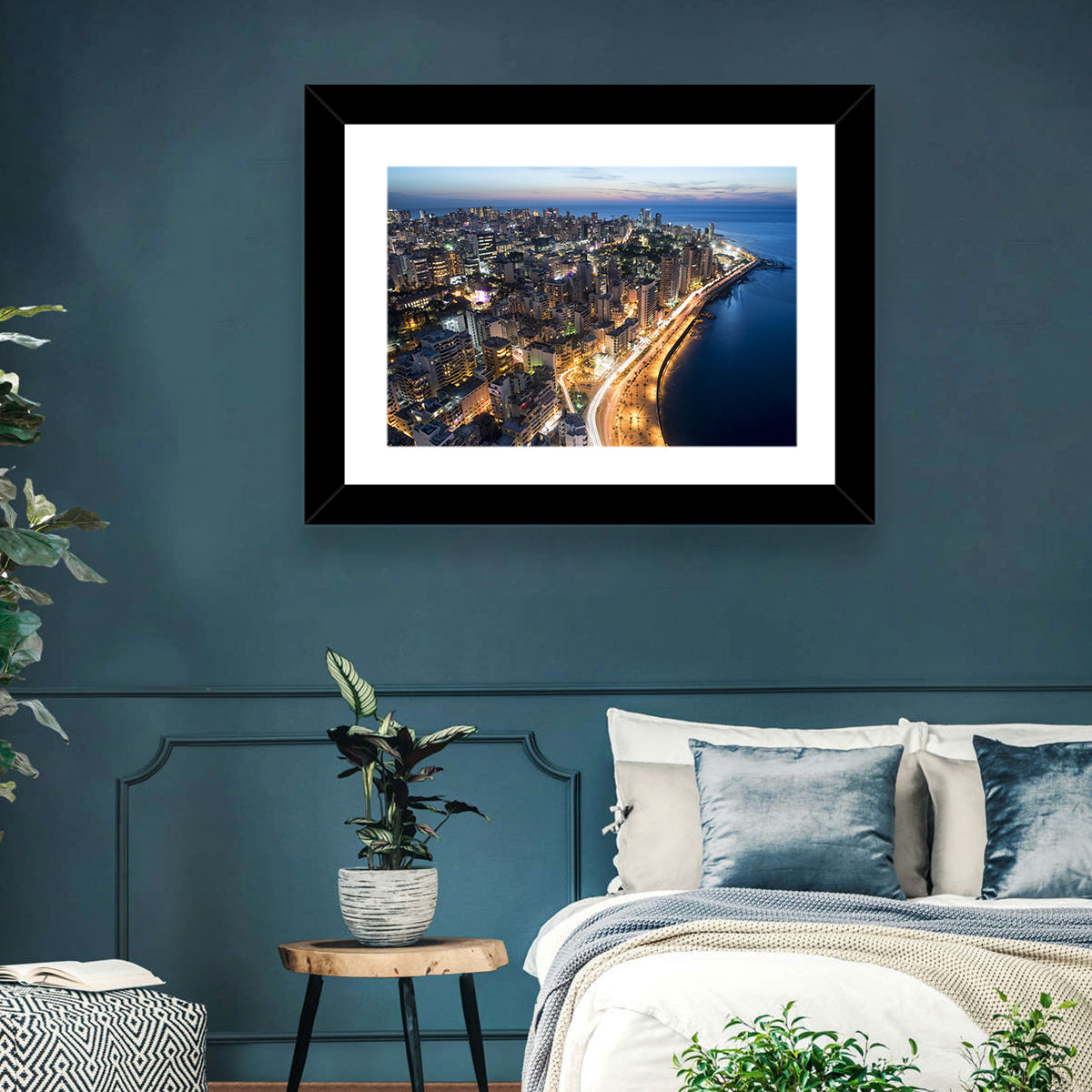 Beirut Corniche at Dusk Wall Art